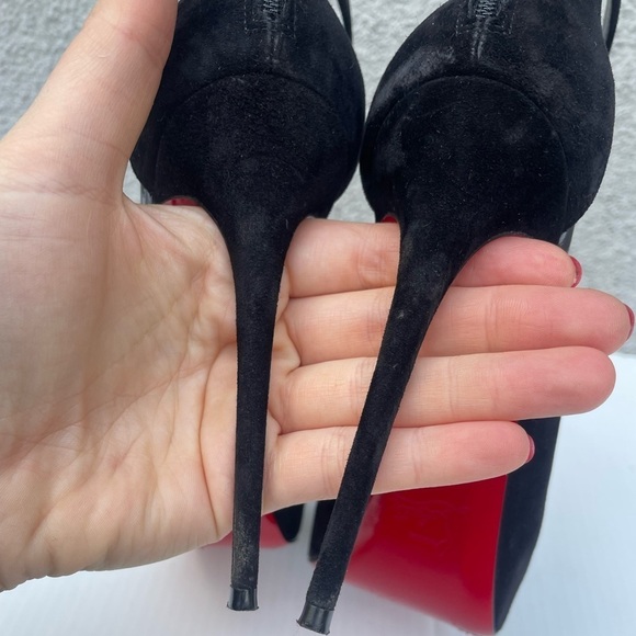 Christian Louboutin ROSIE 120 VEAU VELOURS PAT Heels - Picture 12 of 16